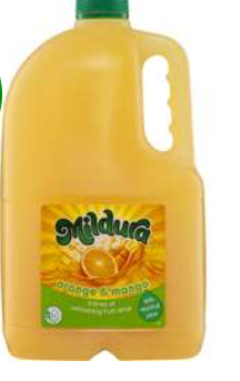 Mildura Orange & Mango Fruit Drink 3l