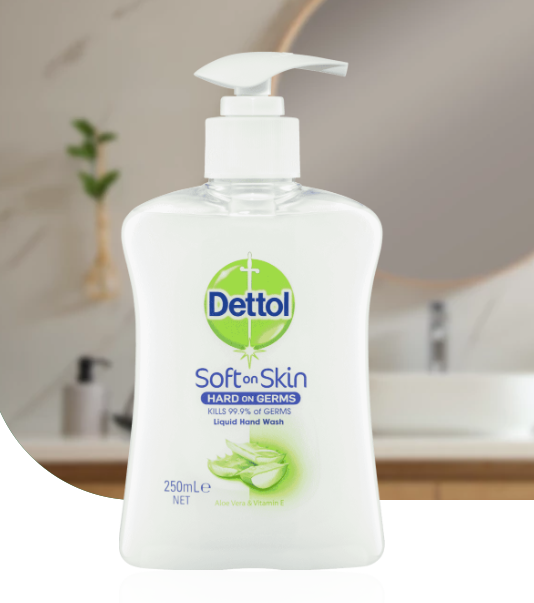 Dettol Soft On Skin Liquid Hand Wash Pump 250ml