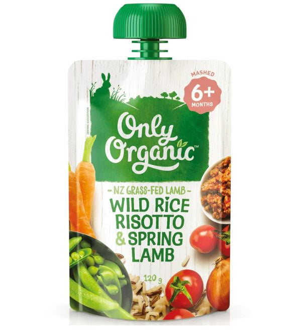 Only Organics Wild Rice Risotto and Spring Lamb 120g