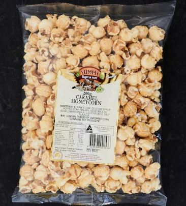 Yummy Snacks Honeycorn Caramel 200g