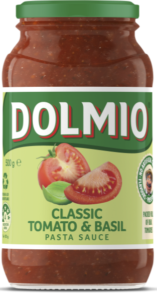 Dolmio Pasta Sauce Classic Tomato with Basil 500g