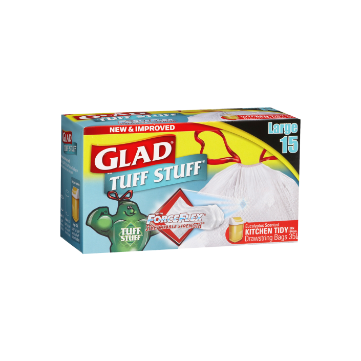 Glad Tuff Stuff Kitchen Tidy Large 15pk