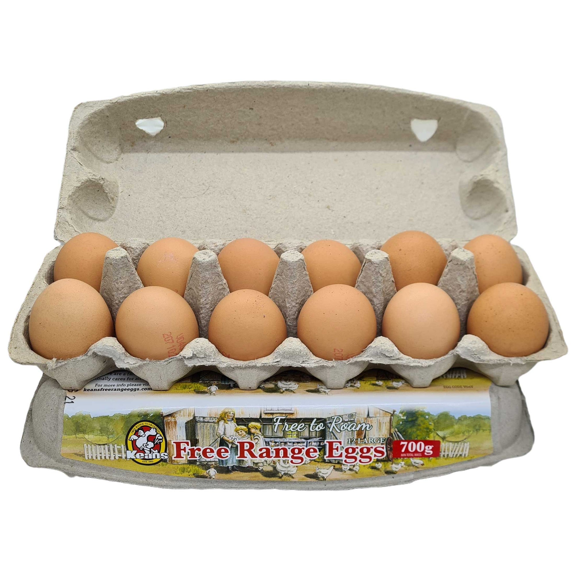 Kean's Free Range Eggs 700g