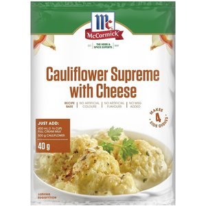 McCormicks Produce Partners Cauliflower With Cheese 40g