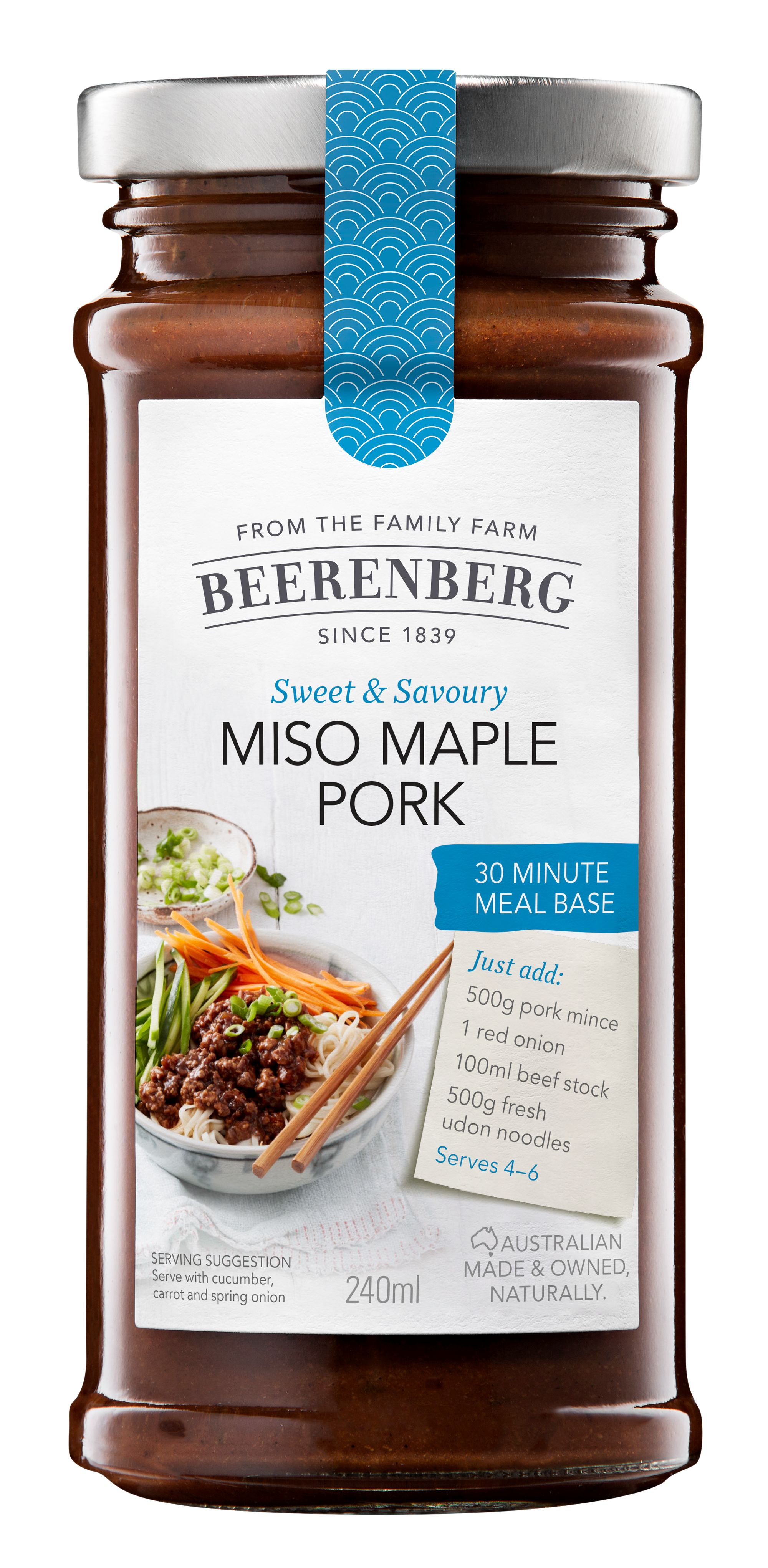 Beerenberg - Miso Maple Pork Meal Base 240ml