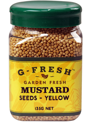 G Fresh Mustard Seeds Yellow 135g