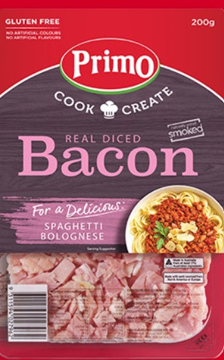 Primo Real Bacon Diced 200g