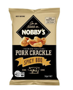 #Nobby's Pork Crackle Spicy Barbecue Snacks 50g