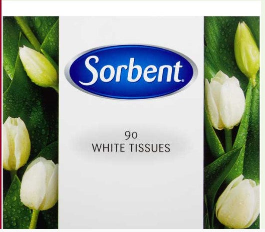 Sorbent Tissue White 90s