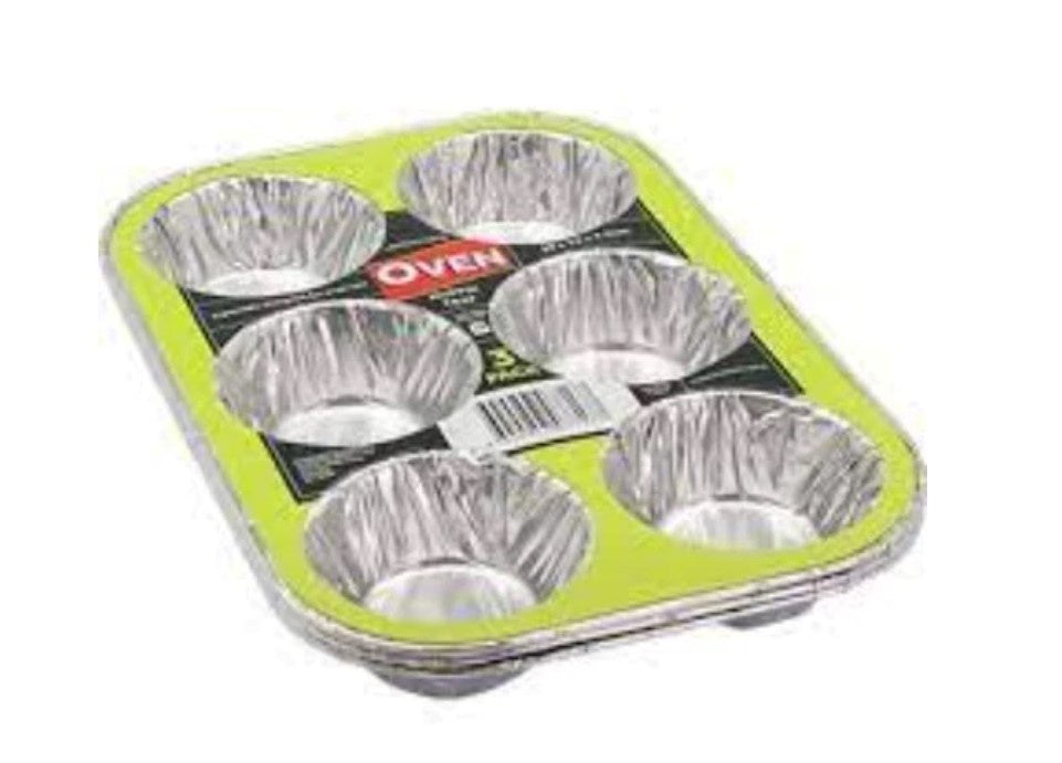 Lemon&Lime Foil Muffin Tray 3 Pack