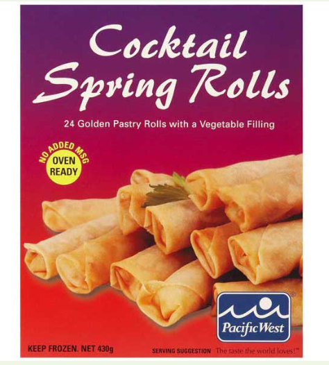 Pacific West Cocktail Spring Roll 430g