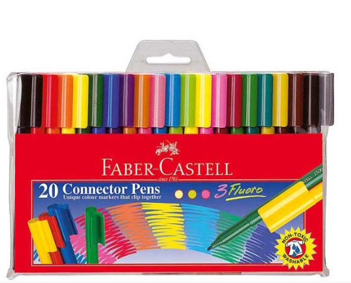 Faber-Castell Connector Markers 20 Pack