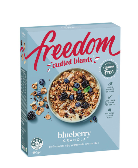 Freedom Crafted Blends Blueberry Granola | 400g