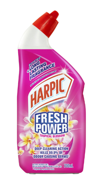 Harpic Fresh Power Tropical Blossom Toilet Cleaner 700ml