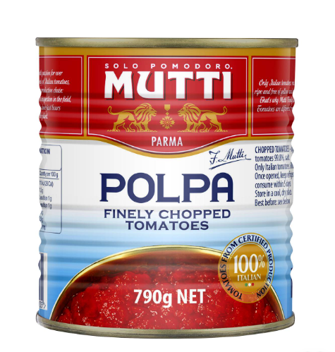 Mutti Parma Polpa Finely Chopped Tomatoes 790g