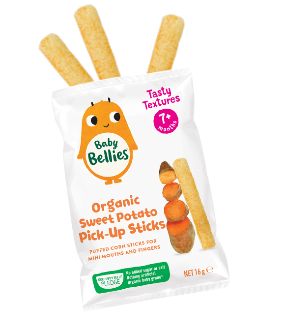 Baby Bellies Organic Sweet Potato Pick-Up Sticks 16g