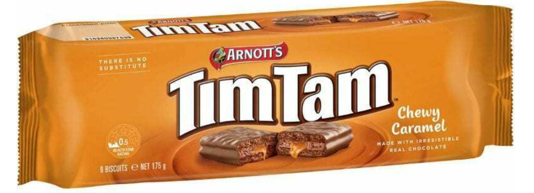 Arnotts Tim Tam Chewy Caramel 175g