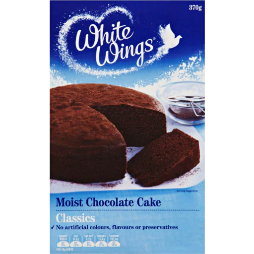 White Wings Classics Moist Chocolate Cake Mix - 370g