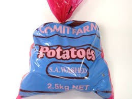 Potatoes - Washed - 2.5kg Bag