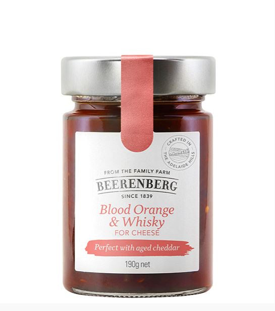 Beerenberg Blood Orange & Whiskey for Cheese - 190g