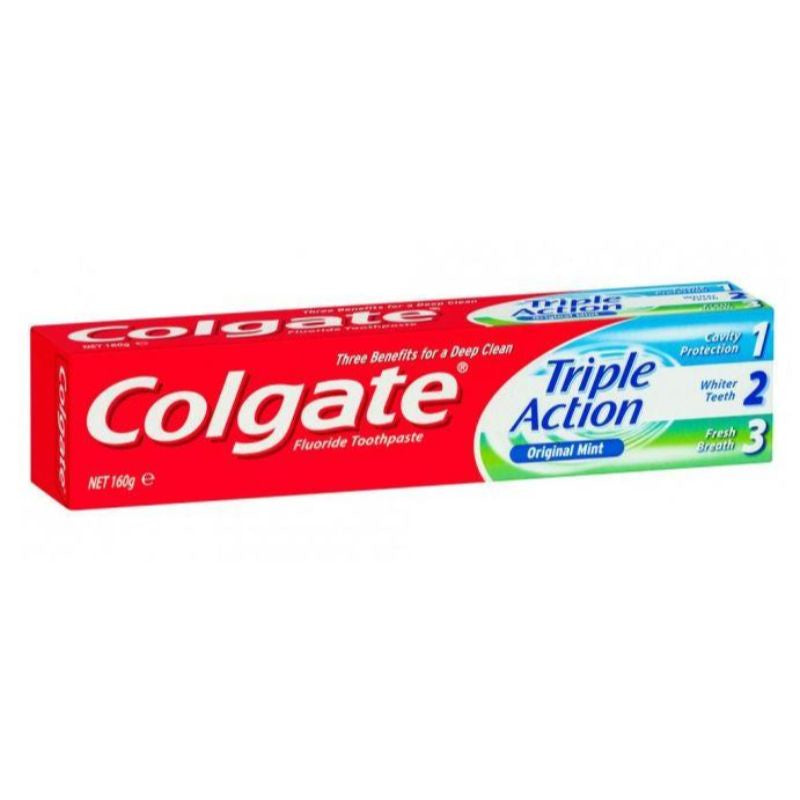 Colgate Toothpaste Triple Action Original Mint 160g