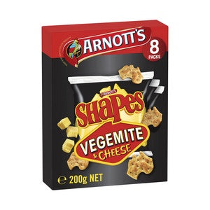 Arnotts Shapes Vegemite & Cheese 8pk