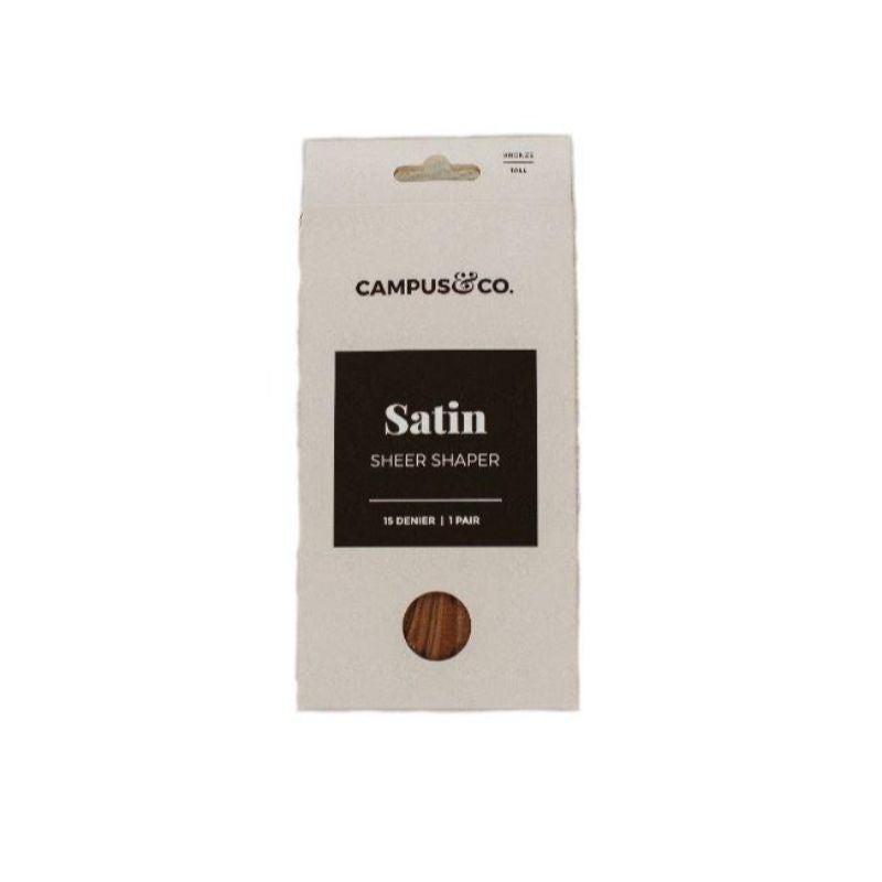 Campus & Co. Satin Sheer Shaper Bronze - Tall