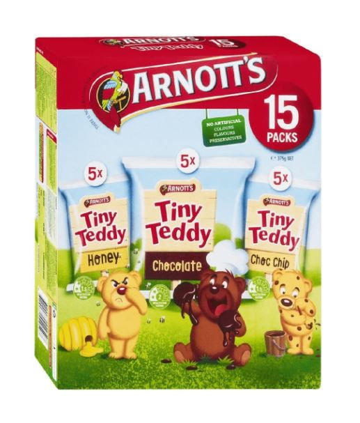 Arnotts Tiny Teddy 15pack Variety Box