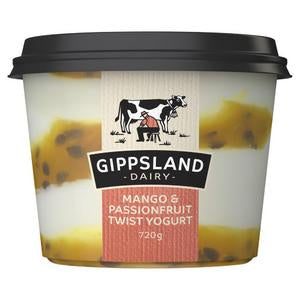 Gippsland Dairy Yoghurt 700g - Passionfruit twist