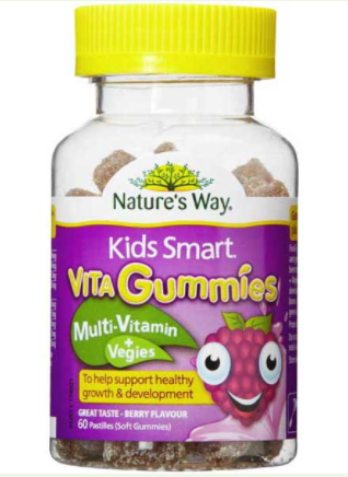 Nature's Way Kids Smart Vita Gummies Multi + Vegies 60 pack