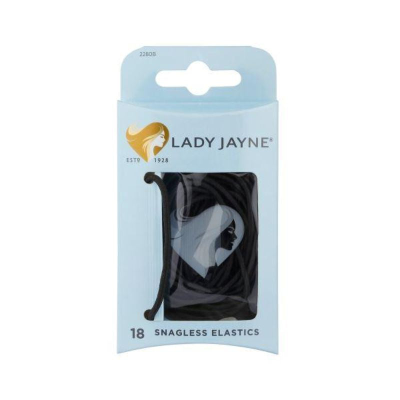 Lady Jayne Elastic Thin Black pk18