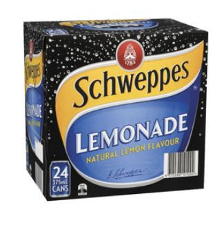 Schweppes Lemonade Cans - 24pk