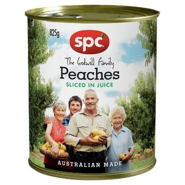 SPC Peaches Halved in Juice 825g