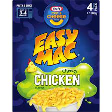 Kraft Easy Mac Chicken 4pk 280g