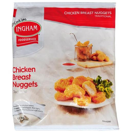 Inghams Cooked & Crumbed Nuggets 1kg