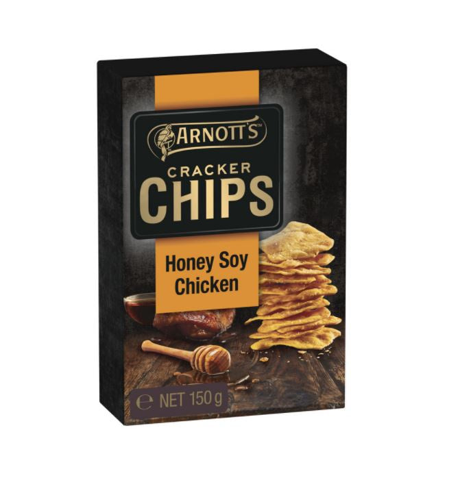 Arnotts Cracker Chips Honey Soy Chicken 150g