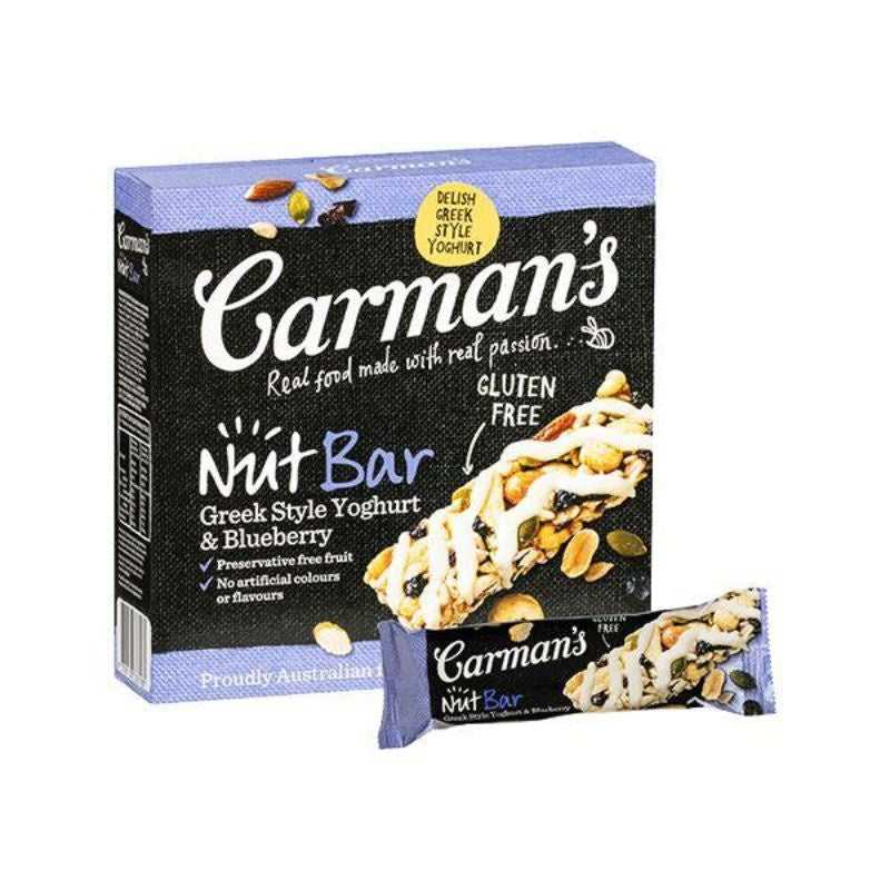 Carmans GF Greek Style Yoghurt & Berry Protein Bars 5pk