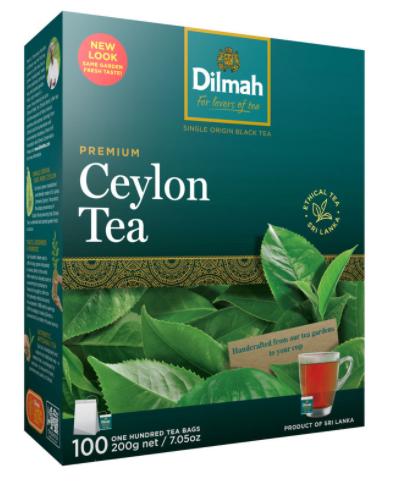 Dilmah  Premium Ceylon Tea Bags - 100pack