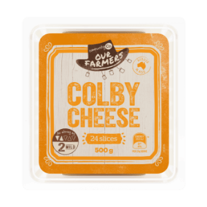 Community Co Colby Cheese Slices - 500g