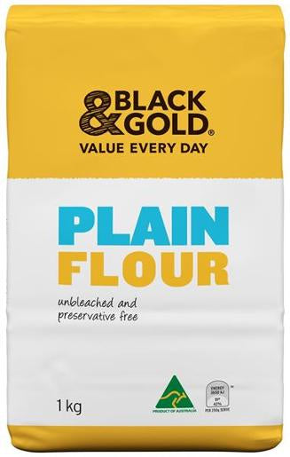 Black & Gold Plain Flour 1kg