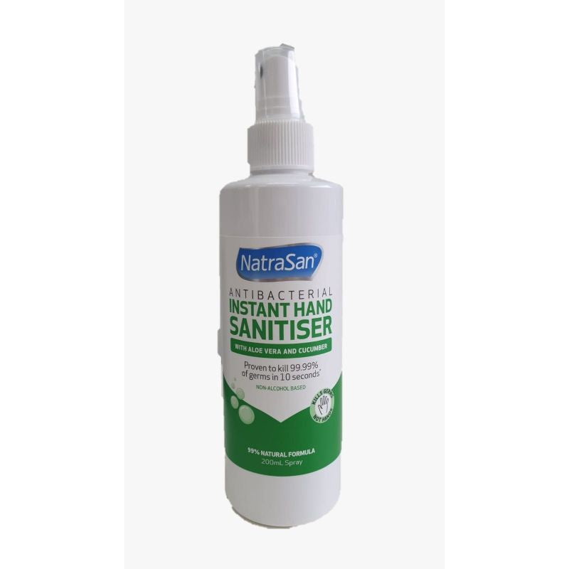 NatraSan Hand Sanitiser Spray Aloe Vera 200ml