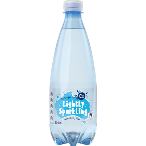 Community Co Lightly Sparkling Water 500ml 12pk