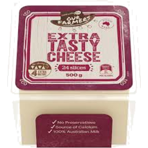 Community Co Extra Tasty Cheese Slices - 500g