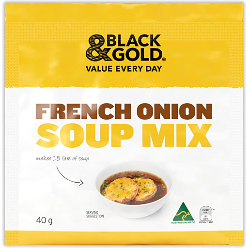 Black & Gold French Onion Soup Mix 40g