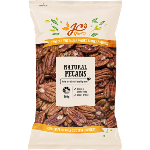 JC Nuts Pecans Natural 100g