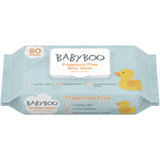 Baby Boo Unscented Baby Wipes 80pk