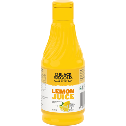 Black & Gold Lemon Juice 250ml