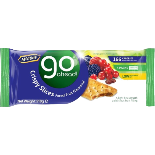 #McVities Go Ahead Crispy Slices 5pk - Forest Fruits