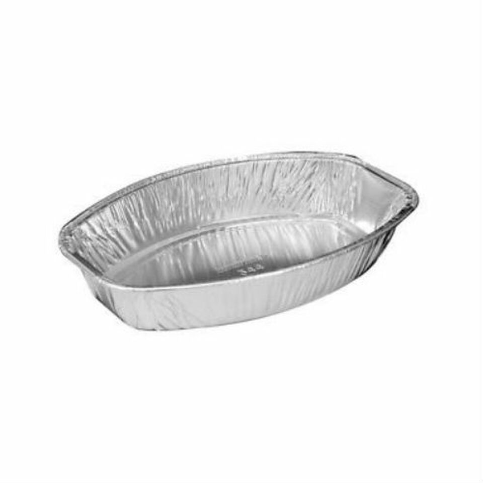 BBQ Foil Trays, Large - Oval Shaped