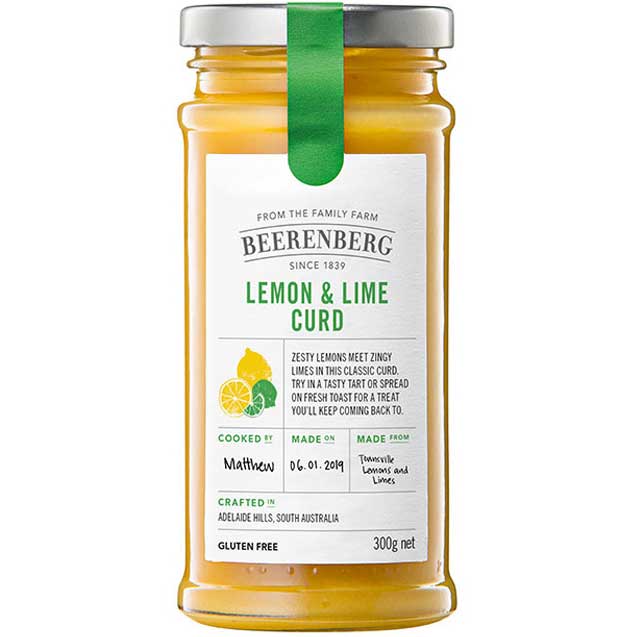 Beerenberg Lemon & Lime Curd 300g